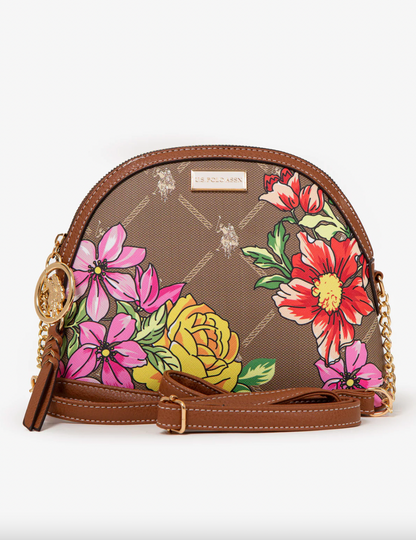 us polo assassin floral signature cross body