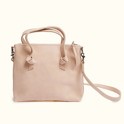 ABLE rachel raw leather crossbody