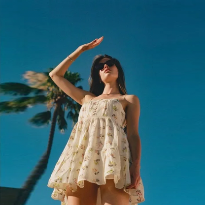 UO honey tiered babydoll mini dress