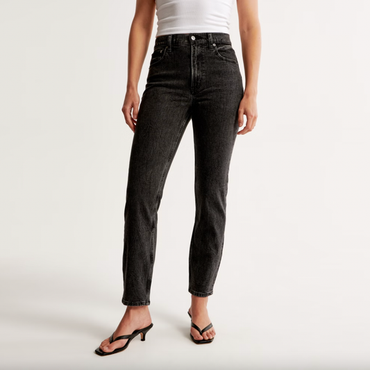 abercrombie the 80s mom high rise jean