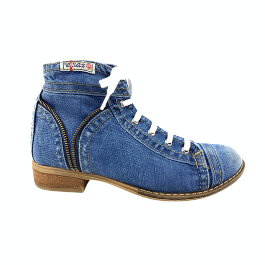 ersax denim ankle boots