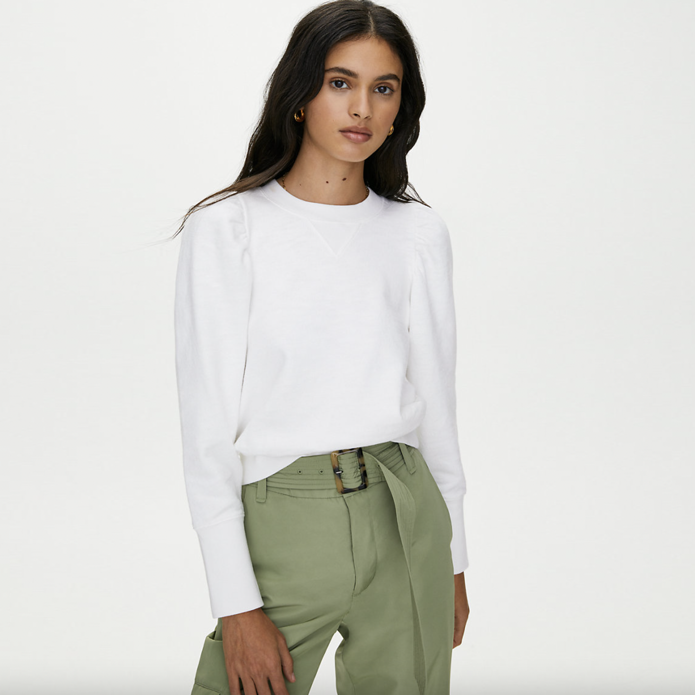 artizia little moon bonbon puff sweatshirt