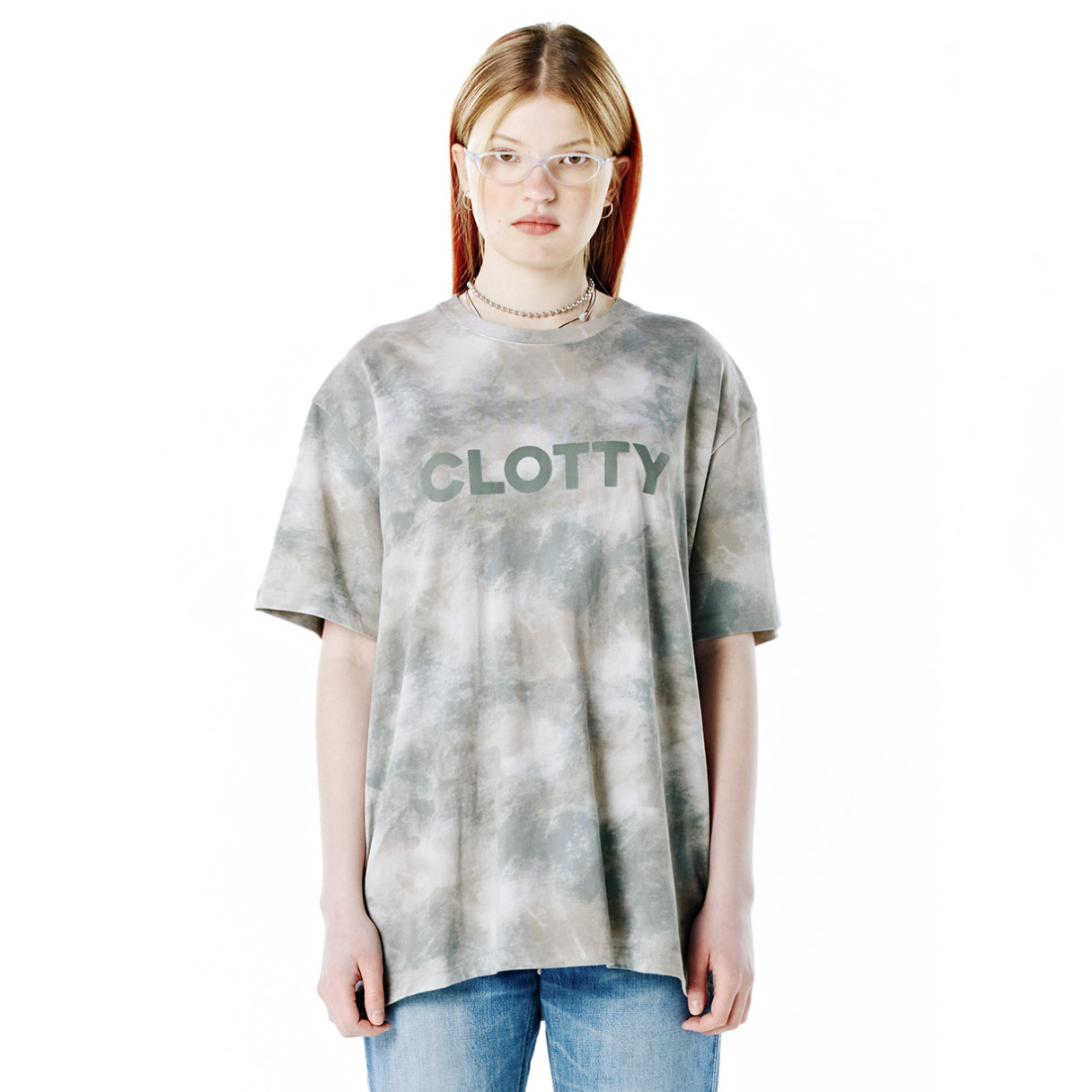 clotty 2024 big logo tie dye tee