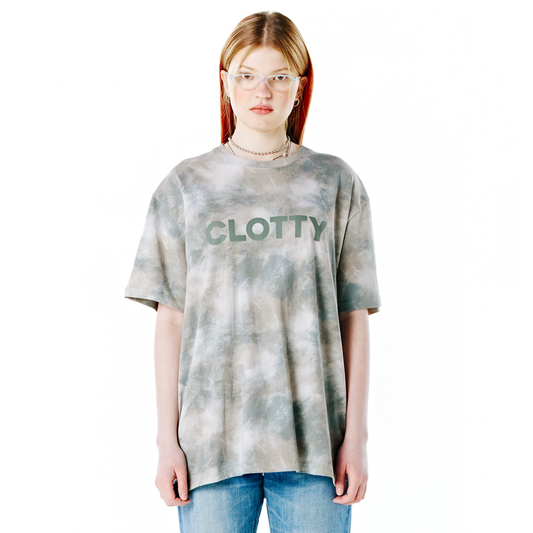 clotty 2024 big logo tie dye tee