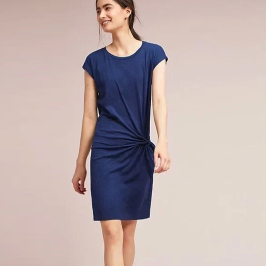 anthro velvet graham and spencer jessica t-shirt dress