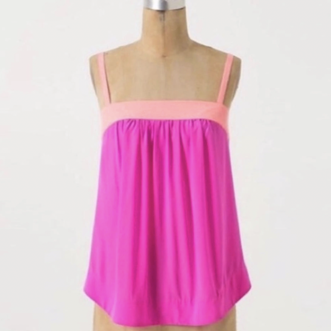 anthro hd in paris bright silk tank