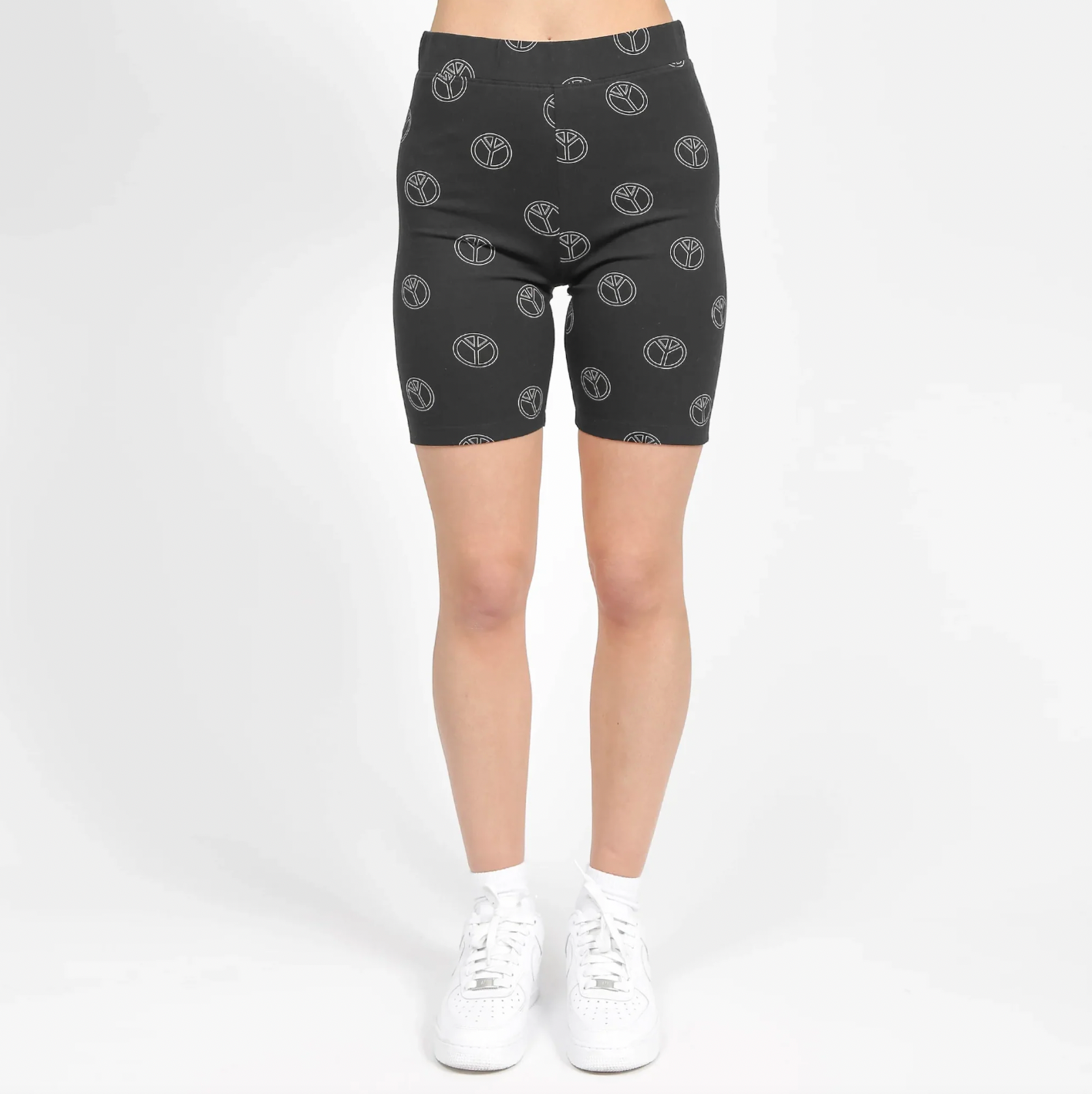 nwt brunette the label peace biker short