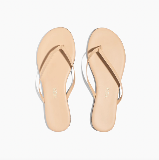 nwot tkees lily sunkissed leather flip flop