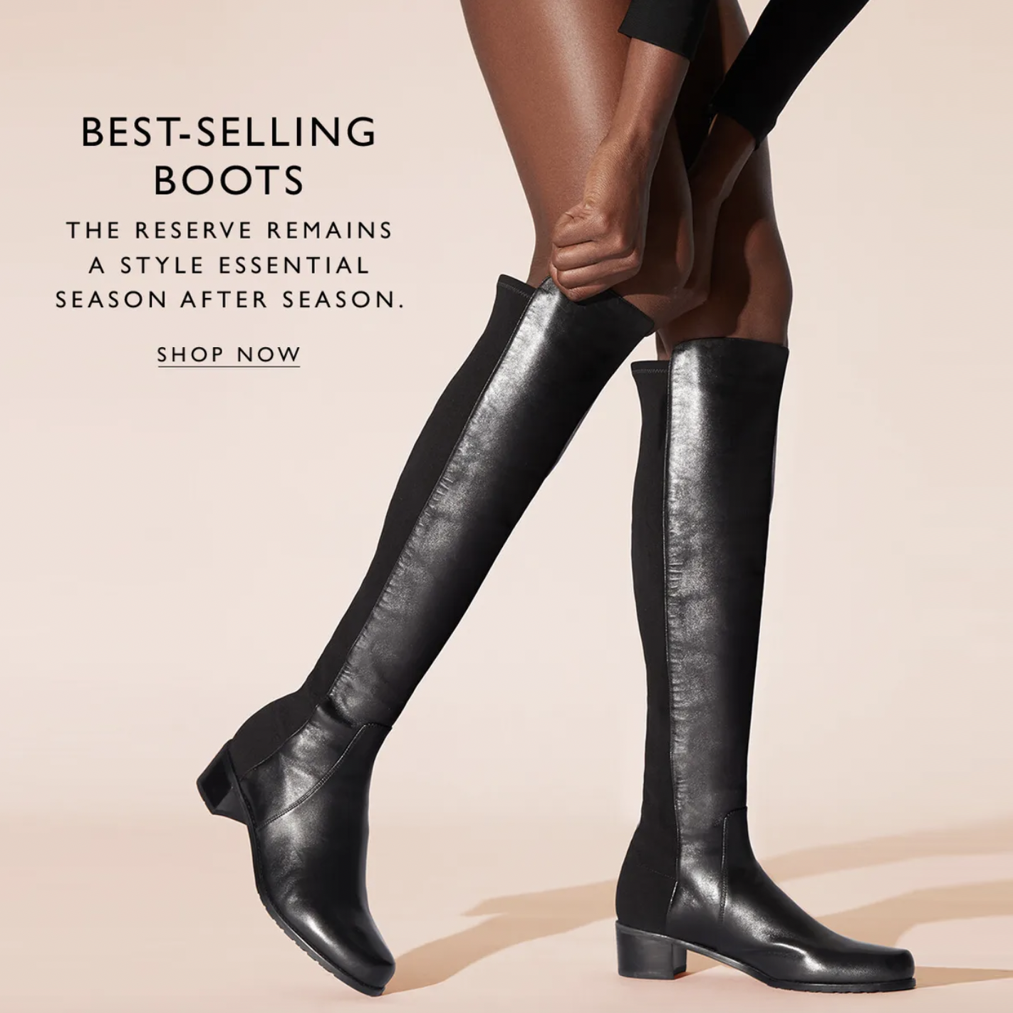 stuart weitzman reserve 5050 OTK leather boots