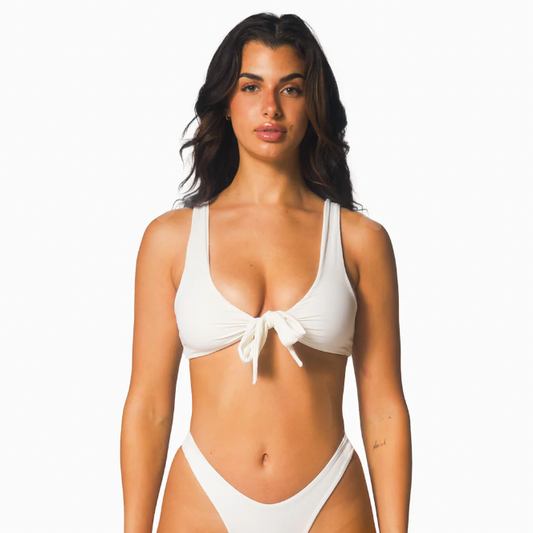 437 swim kenzie tie front bikini top