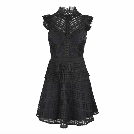 adelyn mae maeve ruffle lace dress