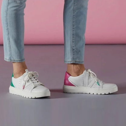 vionic simasa abyss lizard leather sneakers