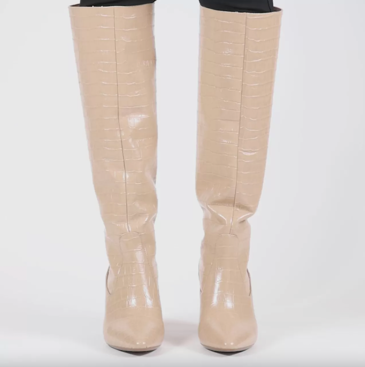 aquatalia 2023 patton croc embossed leather heeled boots