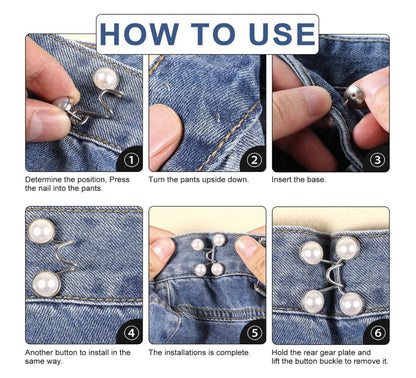 no sew cinch waist jeans - good market thrift store