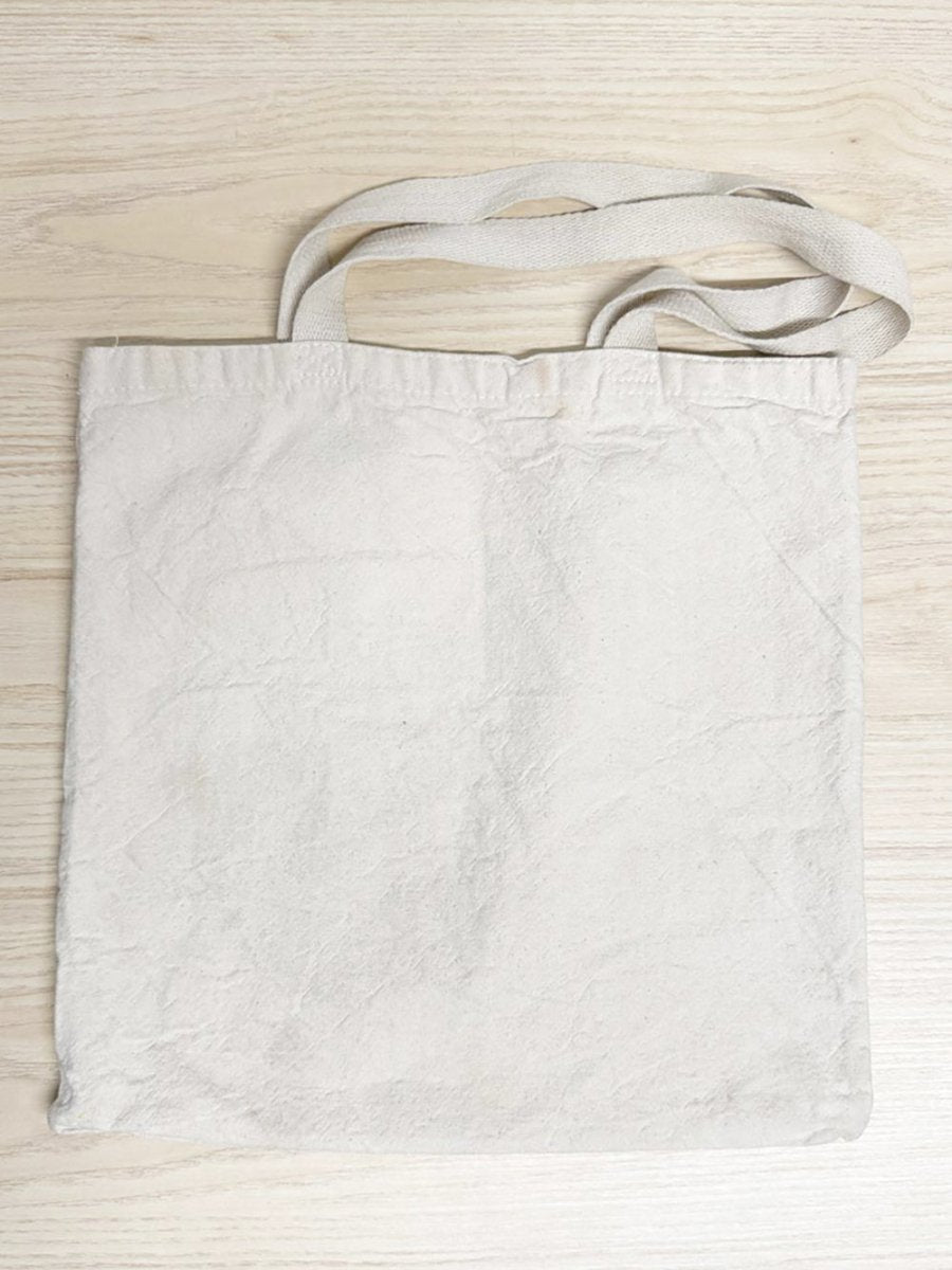 abbot kinney moustache man tote bag | q tees of california - good market thrift store