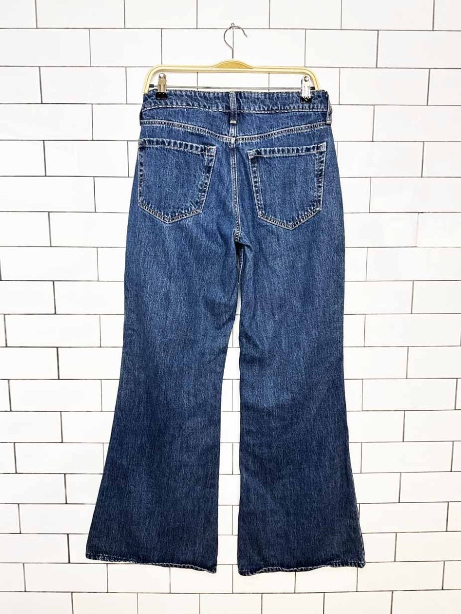 abercrombie low-rise baggy flare leg jeans - good market thrift store