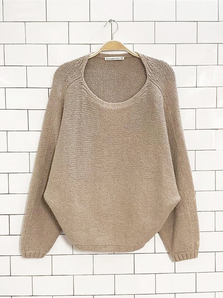abercrombie slouchy knit dolman sleeve sweater - good market thrift store