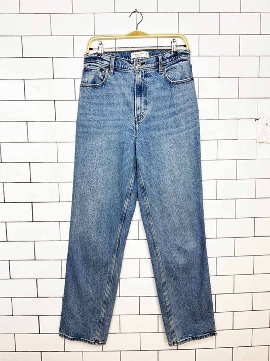 abercrombie the 90s straight ultra high rise jeans - good market thrift store