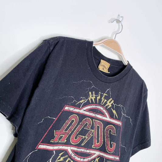 acdc 2008 high voltage tour rockware tee - size small