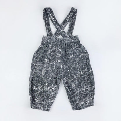 vintage cabotin kids acid wash overalls - size 12