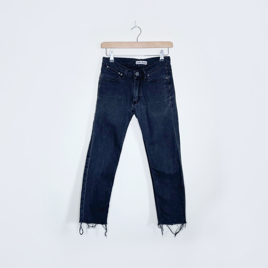 acne jeans max cash slim jean raw hem - size M29