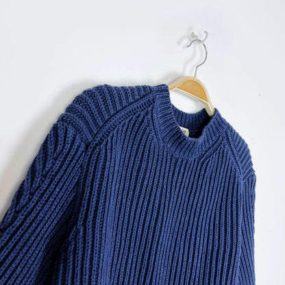 acne studios ribbed-knit crew sweater - size xs