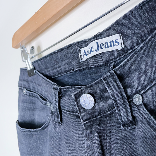 acne jeans max cash slim jean raw hem - size M29