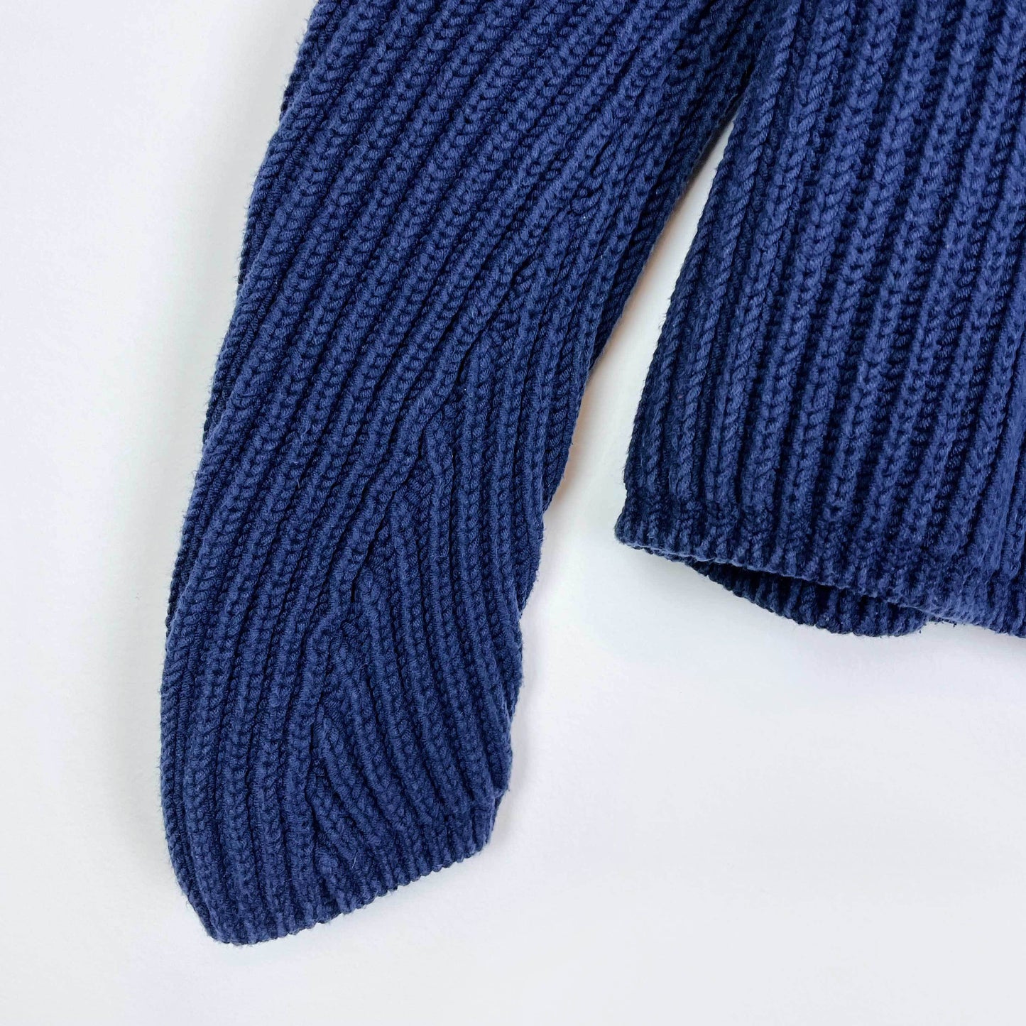 acne studios ribbed-knit crew sweater - size xs