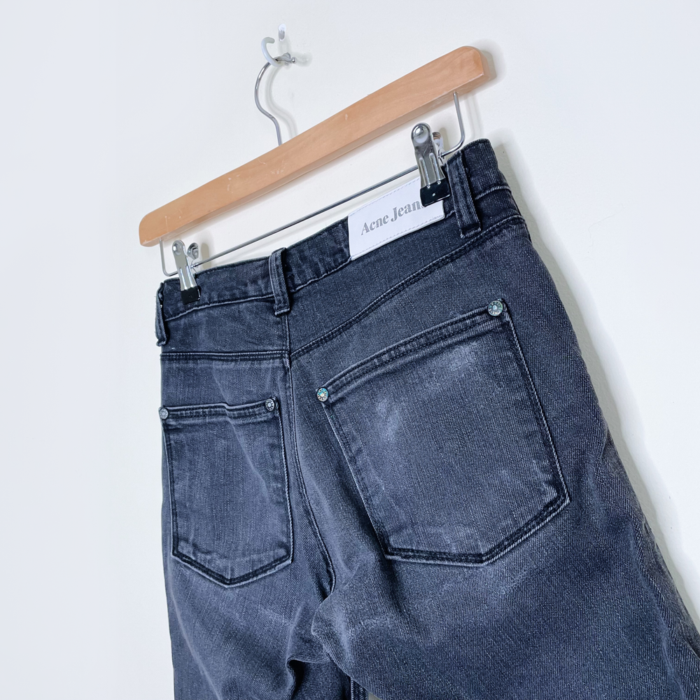 acne jeans max cash slim jean raw hem - size M29
