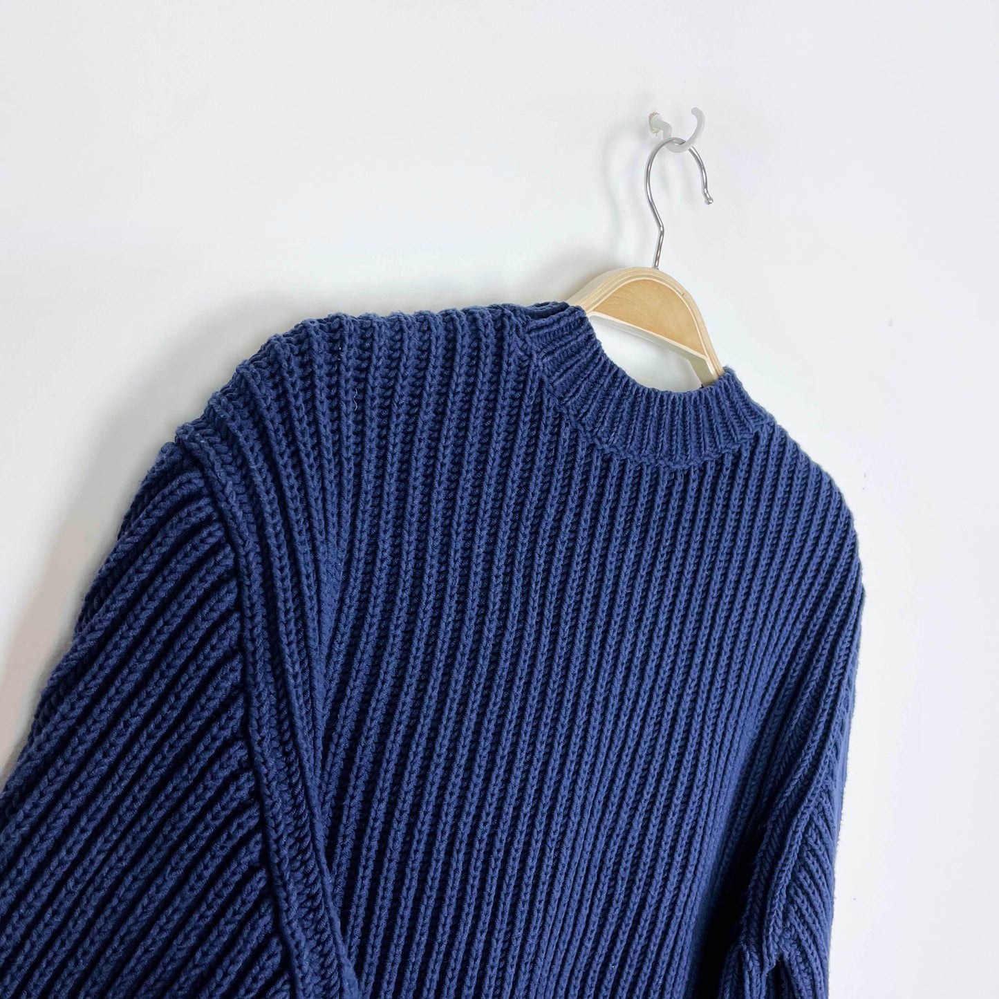 acne studios ribbed-knit crew sweater - size xs