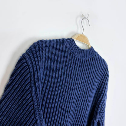 acne studios ribbed-knit crew sweater - size xs