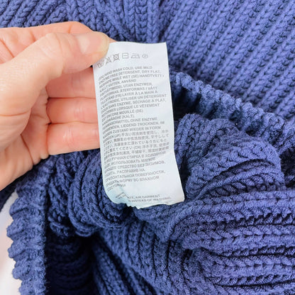 acne studios ribbed-knit crew sweater - size xs