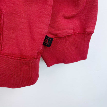 vintage 00's adidas red logo hoodie