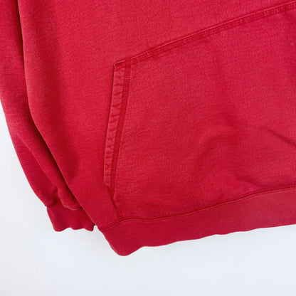 vintage 00's adidas red logo hoodie