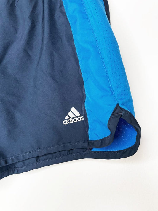 adidas mesh side sporty prep athletic shorts - good market thrift store