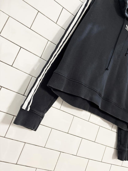 adidas originals crop hooded sweatshirt - good market thrift store