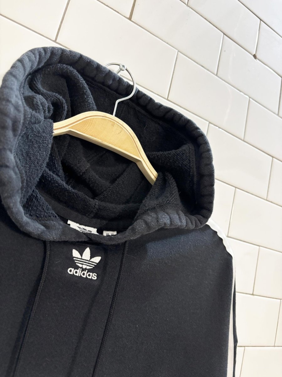adidas originals crop hooded sweatshirt - good market thrift store