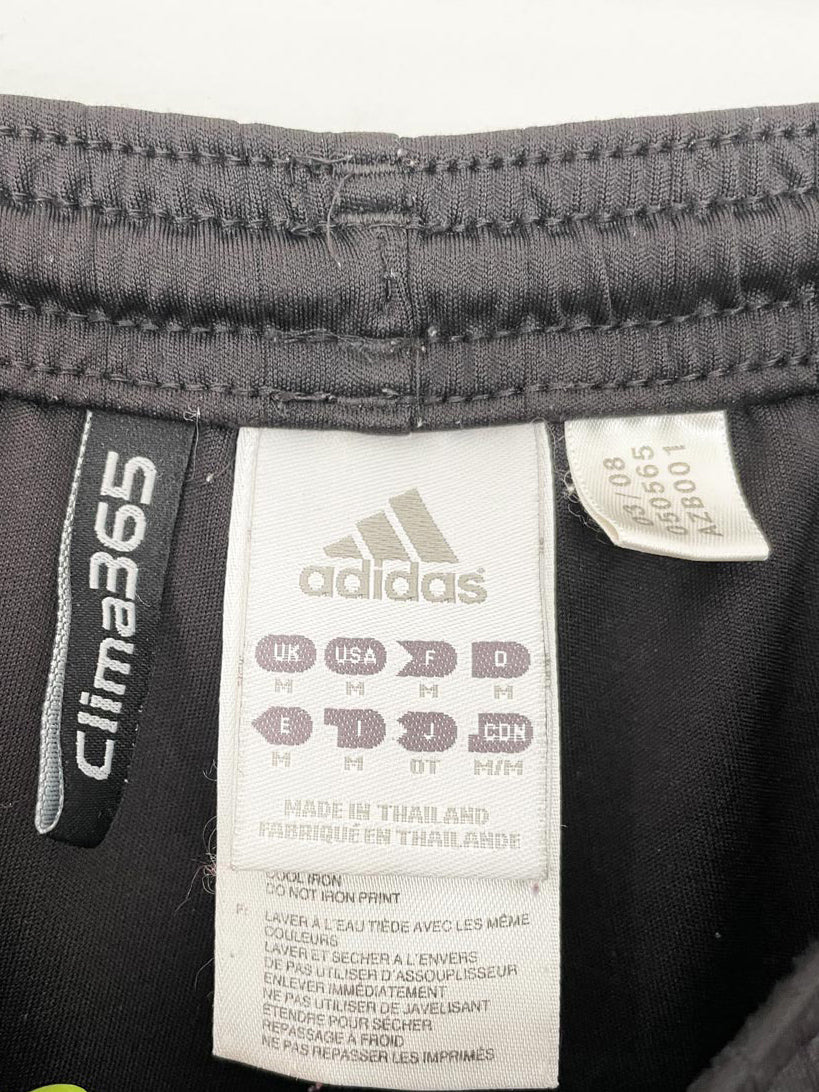 adidas three stripes sateen stripe sporty prep athletic shorts - good market thrift store