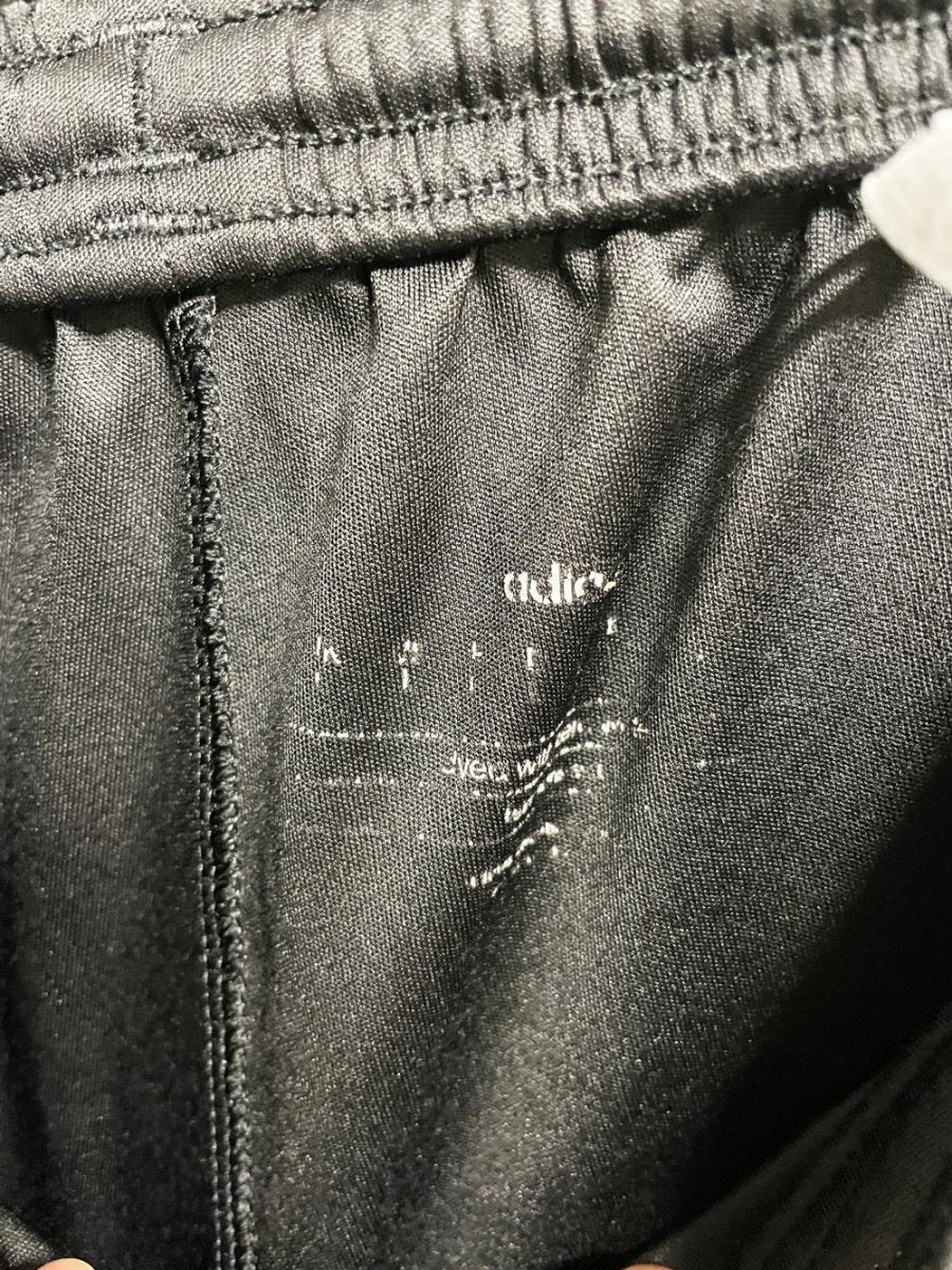 adidas three stripes sporty cuffed prep athletic shorts - good market thrift store