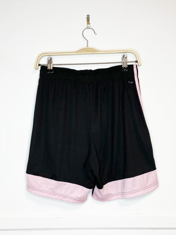 adidas three stripes sporty prep athletic shorts - good market thrift store