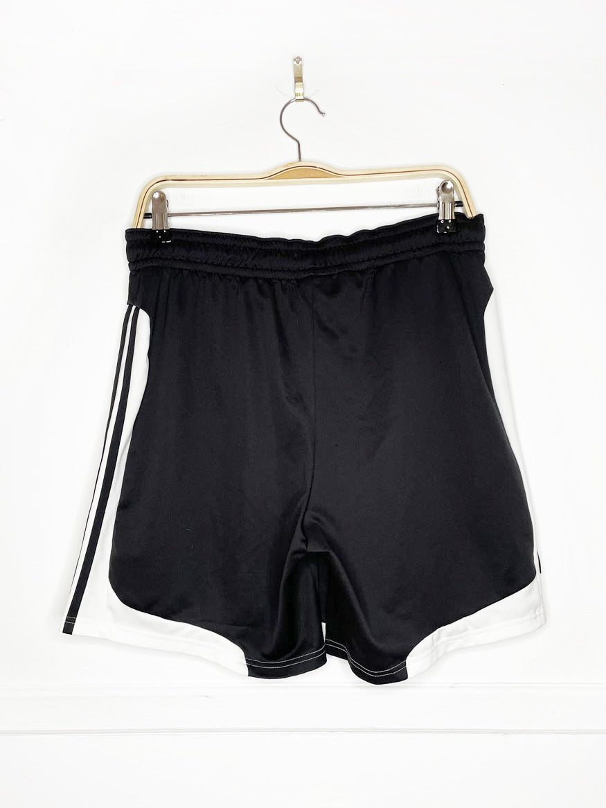 adidas three stripes sporty prep athletic shorts - good market thrift store