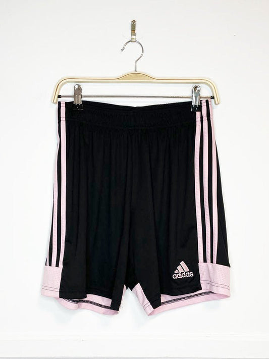 adidas three stripes sporty prep athletic shorts - good market thrift store