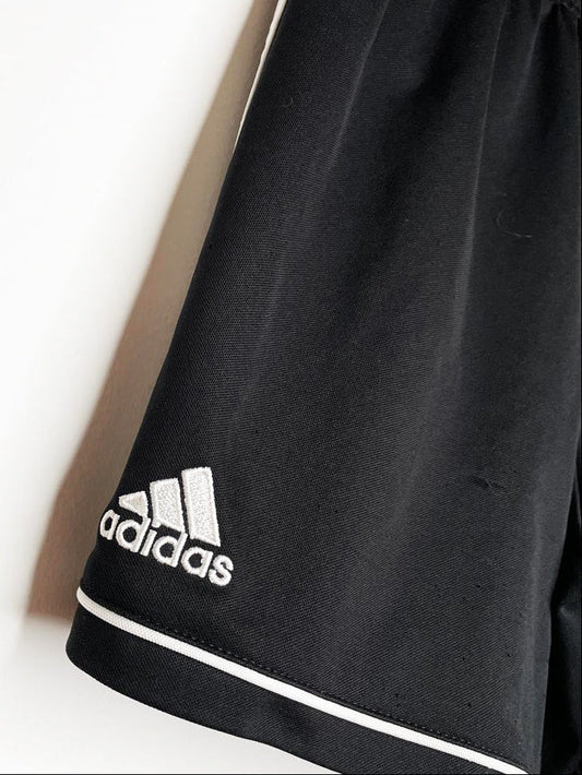 adidas three stripes sporty prep athletic shorts - good market thrift store
