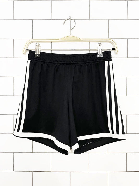 adidas three stripes sporty prep athletic shorts - good market thrift store