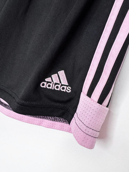 adidas three stripes sporty prep athletic shorts - good market thrift store