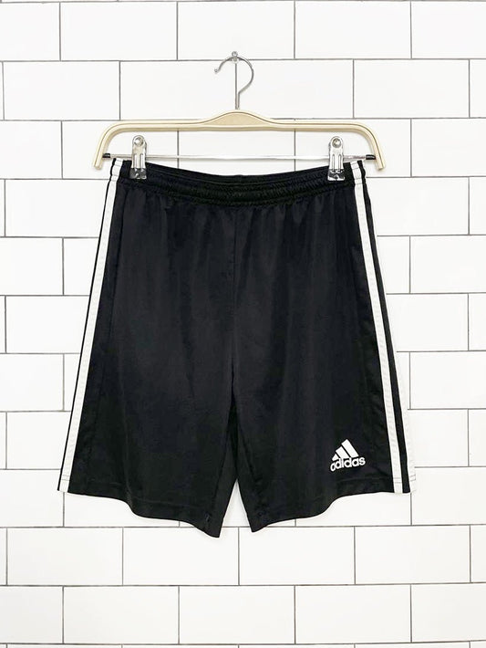 adidas three stripes sporty prep athletic shorts - good market thrift store