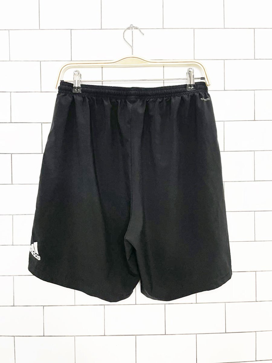 adidas three stripes sporty prep bathing suit athletic shorts - good market thrift store