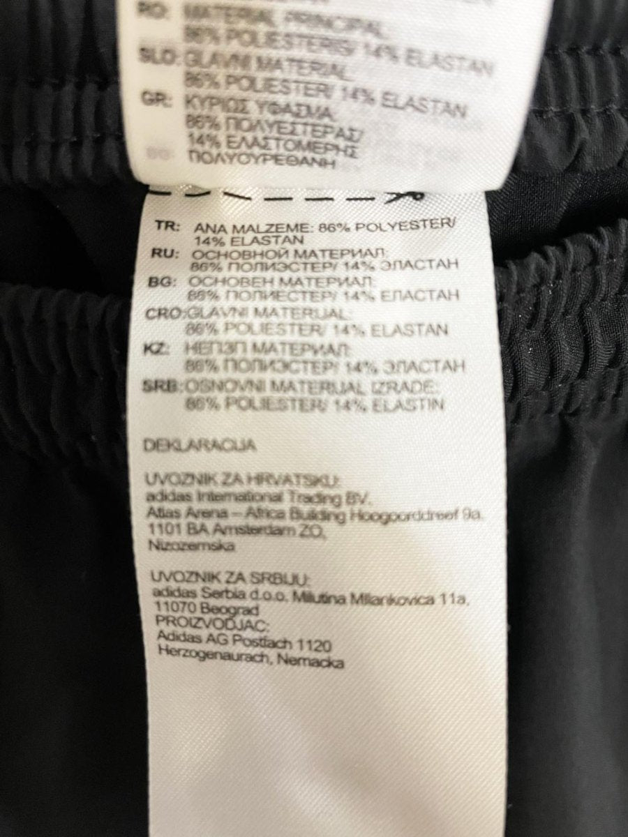 adidas three stripes sporty prep bathing suit athletic shorts - good market thrift store