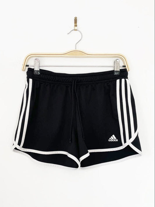 adidas three stripes sporty prep short athletic shorts - good market thrift store