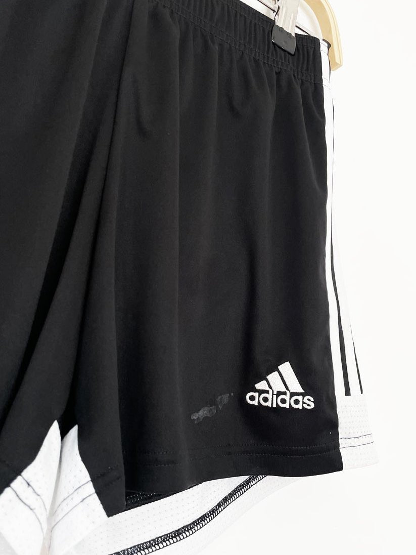adidas three stripes sporty prep short athletic shorts - good market thrift store